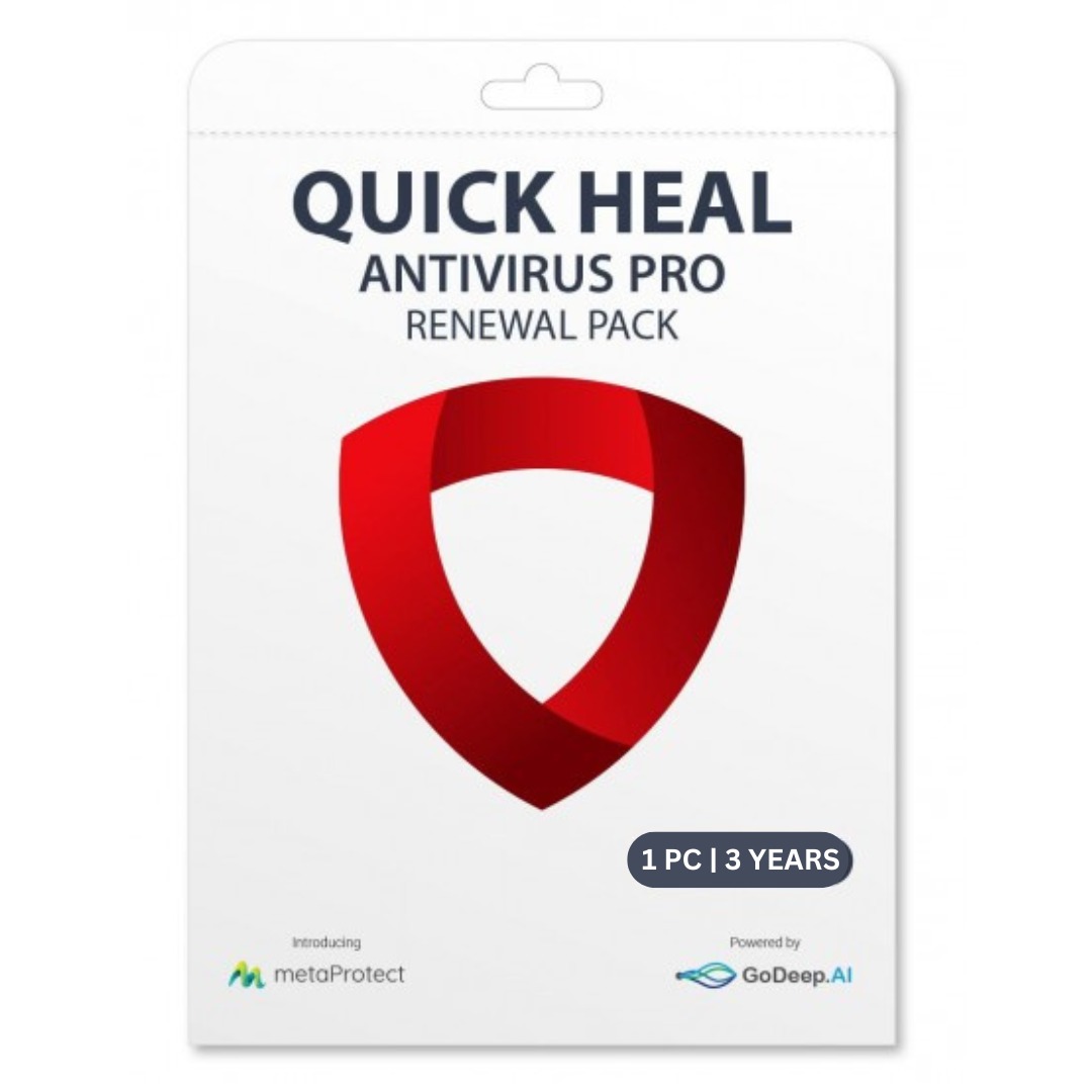 QUICK HEAL UPGRADE PRO
1 USER 3 YEARS